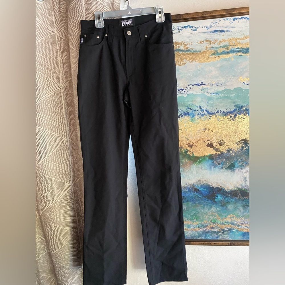 Gianfranco ferre jeans women pants black size 27
